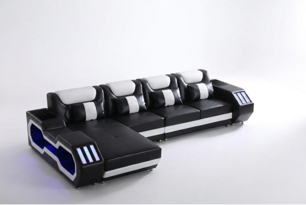 Relax couches L shape sofa couch set illuminated living landscape