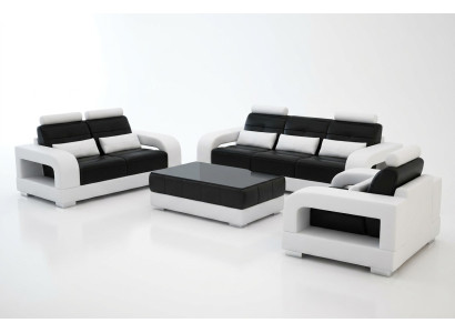 Leather sofa couch sofa set 3+2 set design modern sofa seater sets