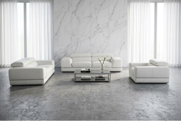 Leather sofa living area 3+2 seater suite design modern sofa sets new