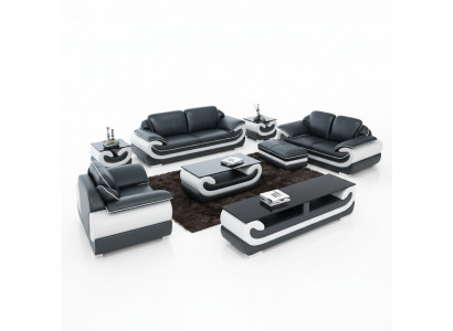 Sofa set 3+2+1 seater + stool set upholstery sofa couch