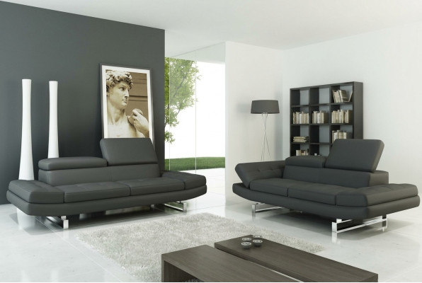 Leather sofa sets, living room landscape, 3+2 seater set, modern design