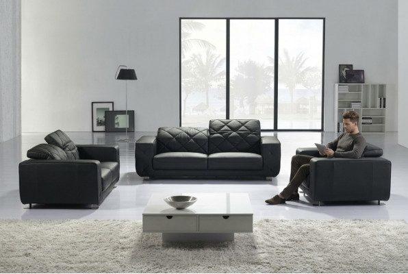 Sofa Set Couch Suite Upholstery Seating Couches Sofas 3+1+1 Set New