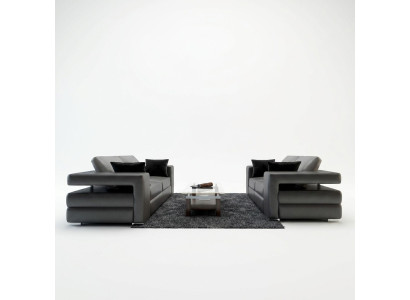 Complete set sofa suite 3+1+1 seats designer living landscape 3-piece