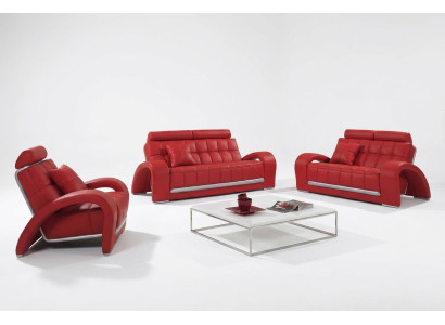Sofa set 3+2+1 seater set design sofas upholstery couches leather modern