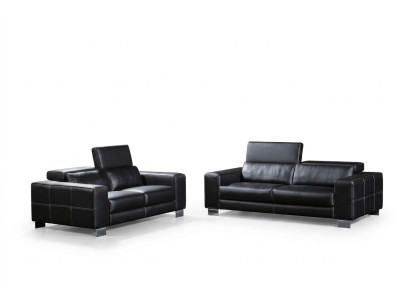 Leather sofa set couch living area 3+2 seater ensemble decorative design modern sofa