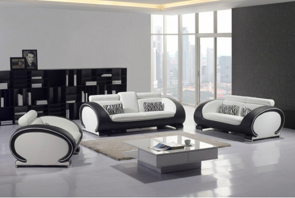 Sofa 2-seater design modern sofas upholstery fabric seat two-seater leather new