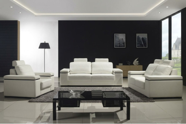 Sofa 3-seater design sofas upholstery modern couches leather relax three-seater