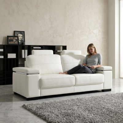 Sofa 2 seater design modern sofas fabric upholstery seat two-seater leather new