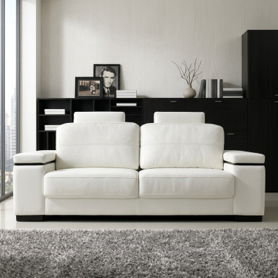 Sofa 2 seater design modern sofas fabric upholstery seat two-seater leather new