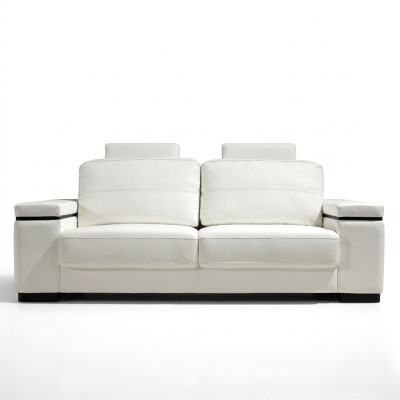 Sofa 2 seater design modern sofas fabric upholstery seat two-seater leather new