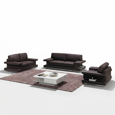 Leather sofa living landscape 3+2+1 seat suite design couch modern sofa