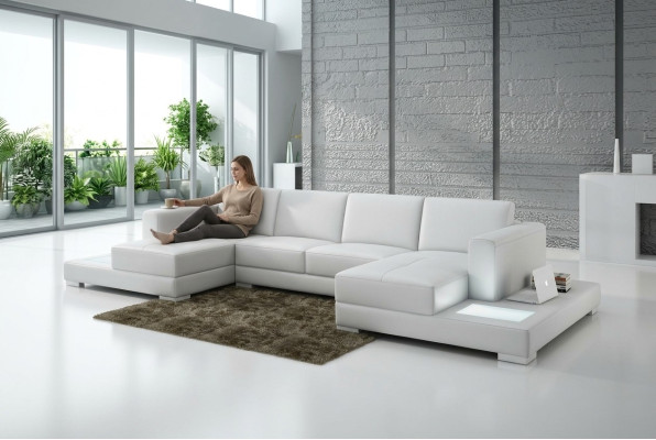 Living room seating furniture couch set leather sofa upholstered corner couches