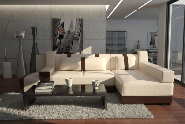 Sectional sofa couch decoration upholstery living landscape leather corner sofas set