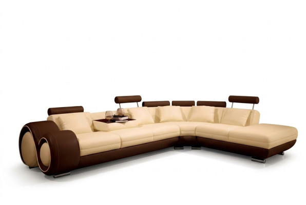 Sectional sofa couch upholstery living landscape leather sofas set L-shape