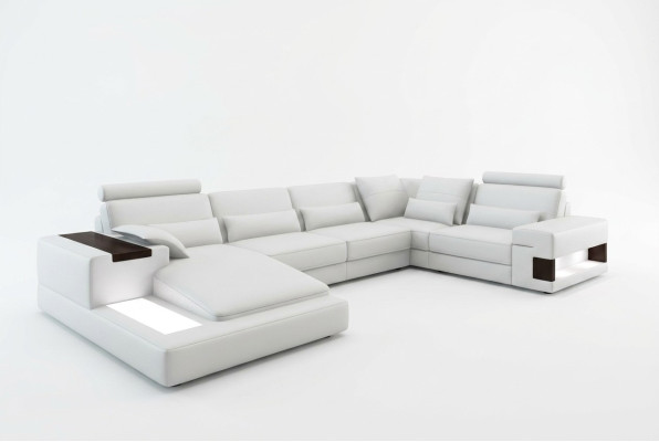 Branded sofa landscape leather sofa couch suite living landscapes
