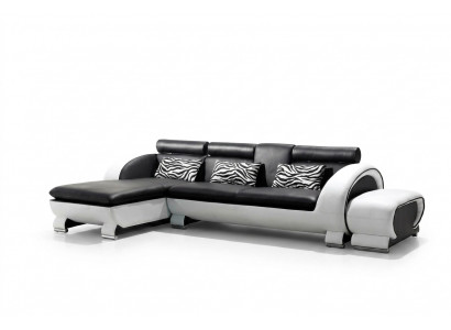 Corner sofa leather sofa living landscape L shape decorative sofa couch upholstery seat corner
