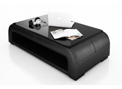 Coffee table design table living room glass leather decorative couch side sofa