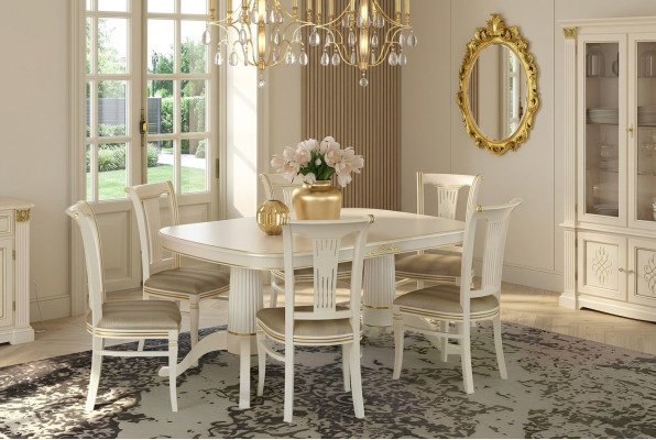 Dining group room chair tables set 4 chairs + table furniture solid wood seat cushion new