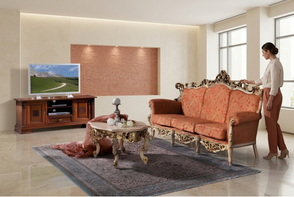 Designer 311 Seater Sofa Set Couch Set Seat Upholstery Italian Furniture Sofa Solid Wood