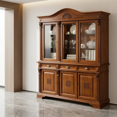Sideboard Wall Cabinet Wood Buffet Display Cabinet Dining Room Cabinets