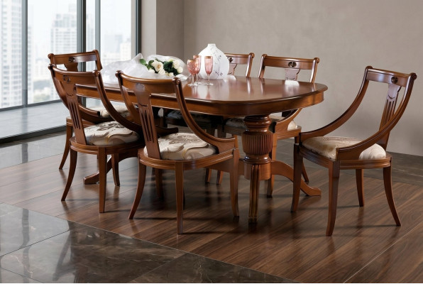 Dining set dining table 4 x chair set furniture table dining group classic