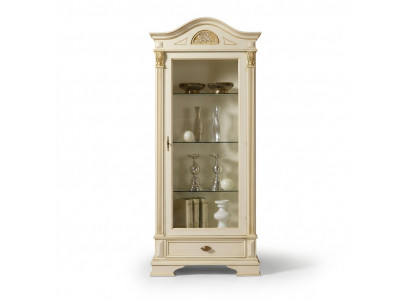 Corner display cabinet glass cupboard living room showcase 1-door showcase baroque rococo new