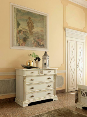 Designer chest of drawers decorative sideboard shelves wood