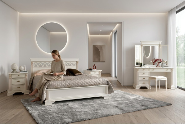 Double Bed Bed Marriage Bed Design Luxury Beds Decor Baroque Rococo Antique Style
