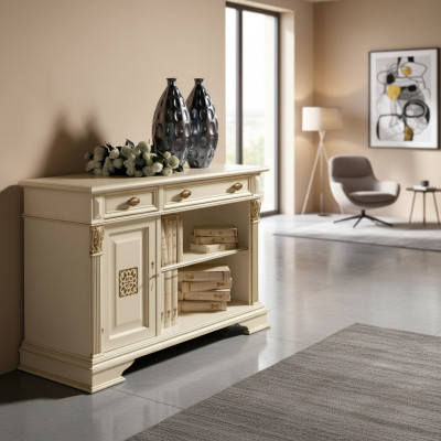 Italian designer furniture antique - wooden bar sideboard cabinet dresser
