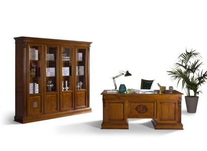 Desk Office Table Noble Wood Tables Baroque Rococo Antique Style 185x90cm