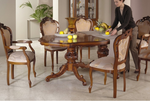 Set of 6 Chairs Luxury Upholstered Design Chair Chairs Seat Back Office Dining Room