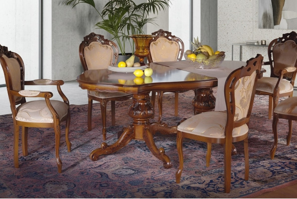 Set of 6 Chairs Luxury Upholstered Design Chair Chairs Seat Back Office Dining Room