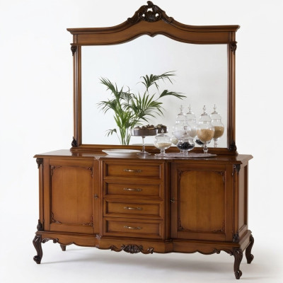 Dresser Sideboard Dressers Sideboard Living Room Baroque Sideboard XXL Design Solid Wood
