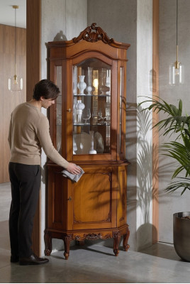Corner display cabinet living room display cabinets design