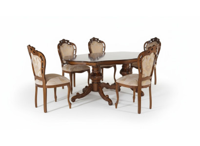Classic luxury table wood tables baroque rococo decoration antique style dining living