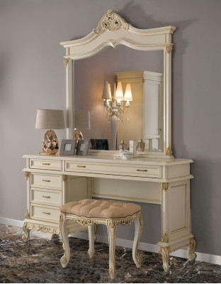 Stool Designer Luxury Baroque Rococo Upholstered Bench Seat Relax Antique