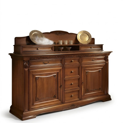 XXL Buffet Sideboard Cabinets Cabinet Baroque Rococo Sideboard Console Shelf Solid Wood