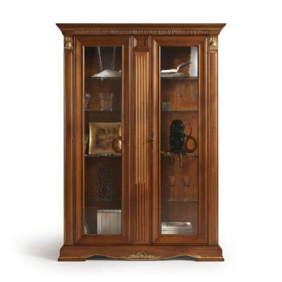 Display cabinet showcase living room show cabinets design baroque rococo Italy