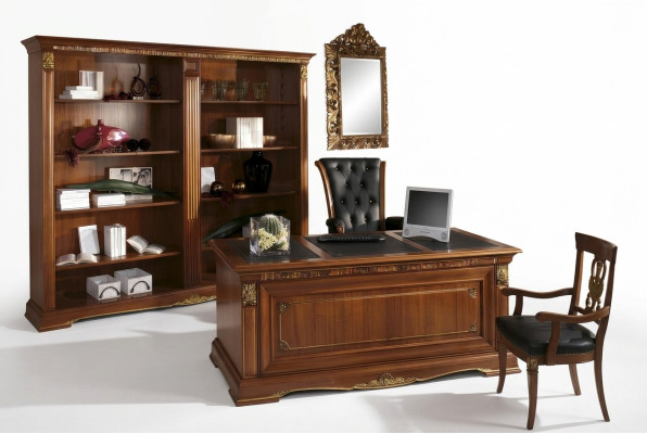 Office bookshelf XXL file cabinet noble luxury furniture antique style cabinet solid wood