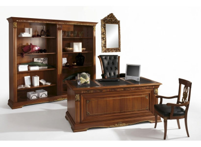Office bookshelf XXL file cabinet noble luxury furniture antique style cabinet solid wood