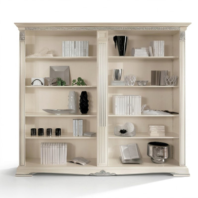 Office bookshelf filing cabinet luxury furniture style antique cabinet baroque solid wood