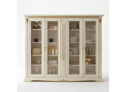 Office bookcase filing cabinet luxury Italian furniture antique cabinet solid wood