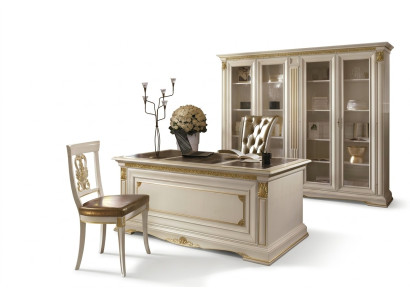 Desk Office Table Noble Solid Wood Tables Baroque Rococo Antique Style 186x91cm New