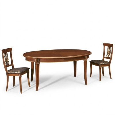 Dining table, table, wood, luxury, tables, baroque, rococo, dining room, antique style, Italy, furniture