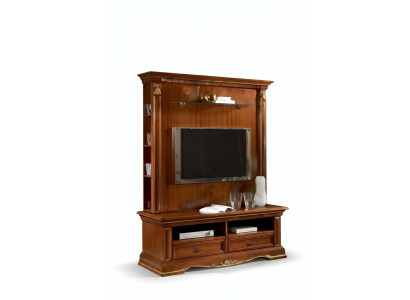 TV cabinet wall unit living room wall cabinet solid wood country house solid wood