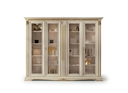 Display cabinet vitrine living room showcase cabinets design baroque rococo solid wood