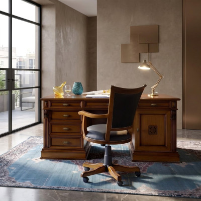 Furnishing home office furniture table armchair 2-piece set Baroque