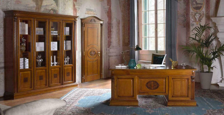 Baroque door + frame interior doors custom-made classic wooden doors
