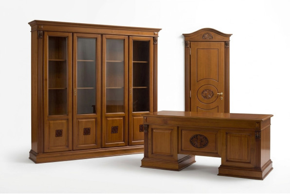 Baroque door + frame interior doors custom-made classic wooden doors