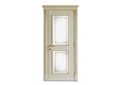 Door + frame interior doors baroque custom-made classical solid wood doors Italy new